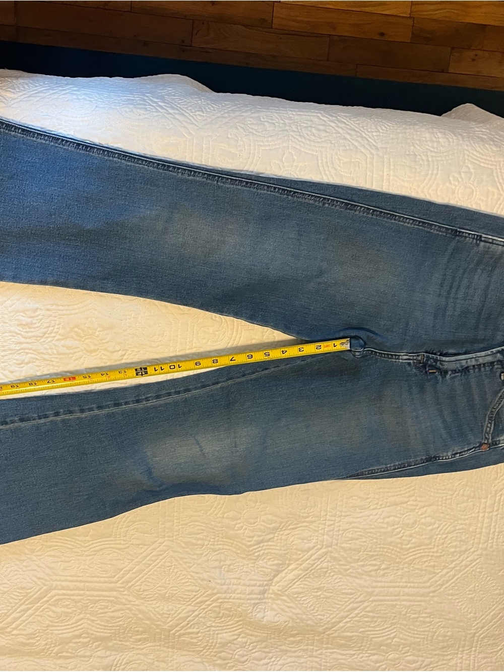 GAP Medium Blue Straight-Leg Denim Jeans